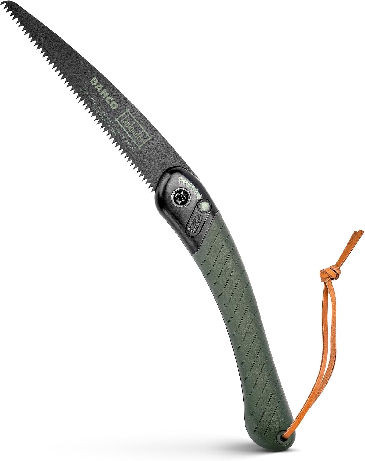 Bahco Laplander folding saw, model 396-LAP, green
