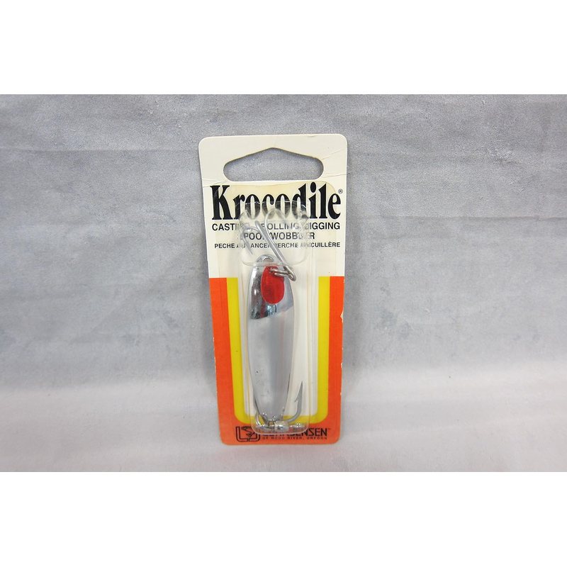 Luhr Jensen Krocodile chrome spoon, half ounce, model 1003-012-0013