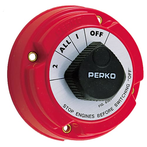 Perko battery selector switch, model 8501DP
