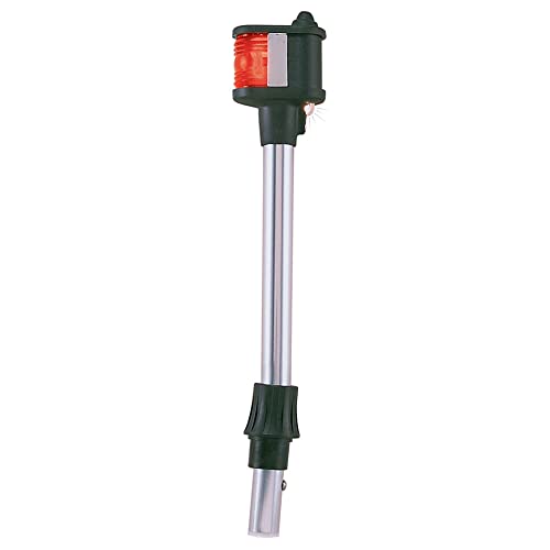 Perko bi-color pole light, part 1212DP2CHR, red lens visible