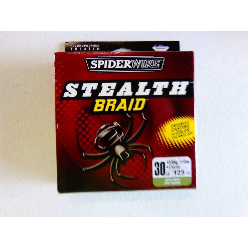 SpiderWire Stealth moss green braid, 30-pound, 125-yard filler spool