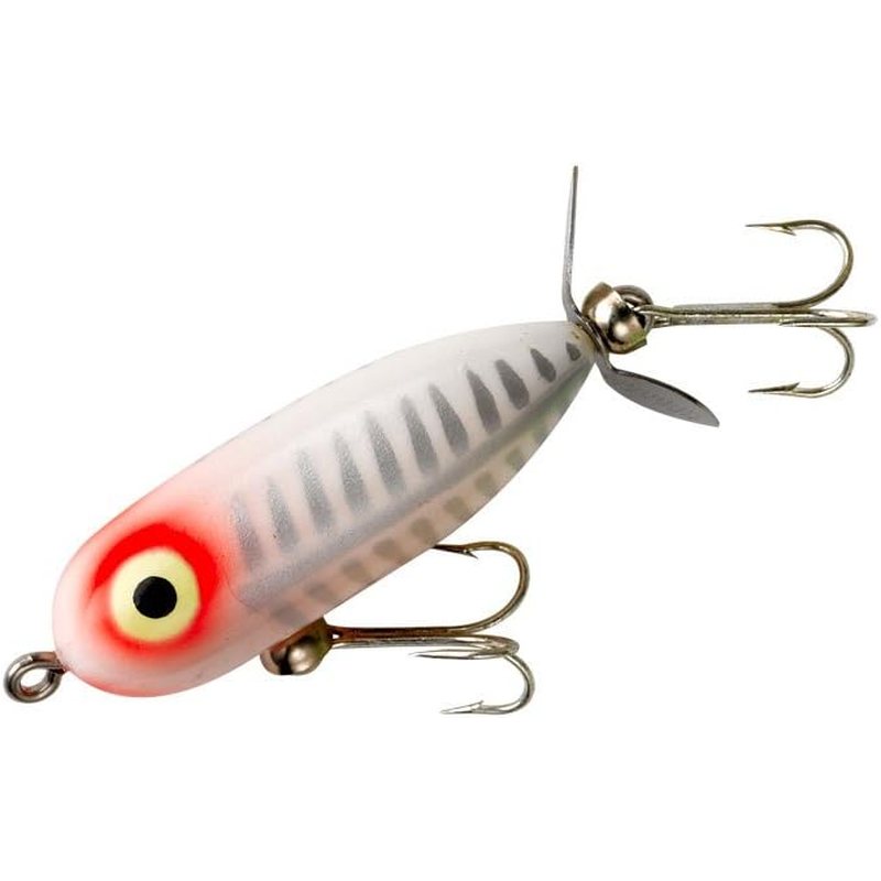 Heddon Tiny Torpedo, Red Shore Minnow, model X0360XRW