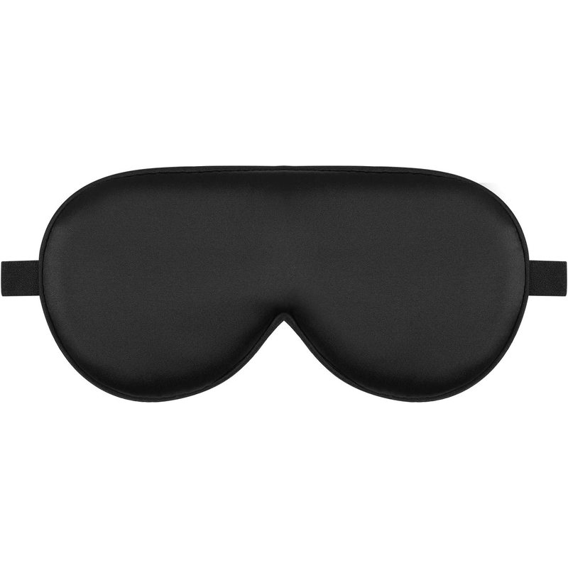 Alaska Bear silk sleep mask with foam pad, model AB-EM-001