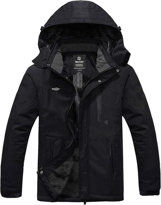Wantdo Men's Mountain Waterproof Ski Jacket