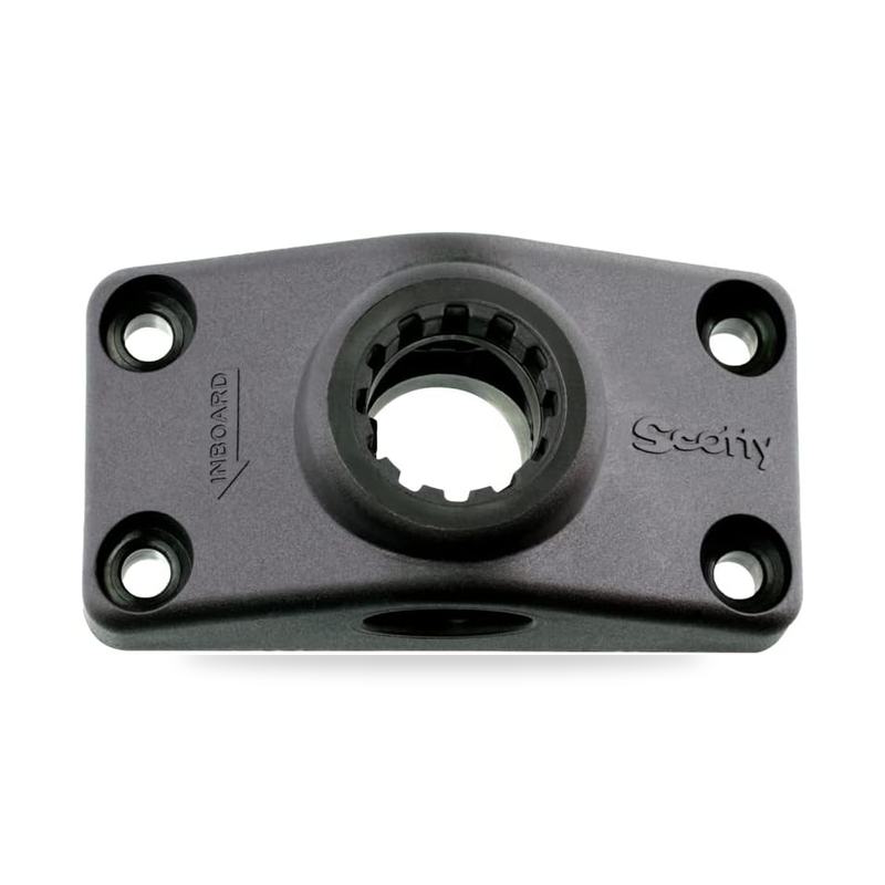 Scotty 241-BK side or deck mounting bracket, black