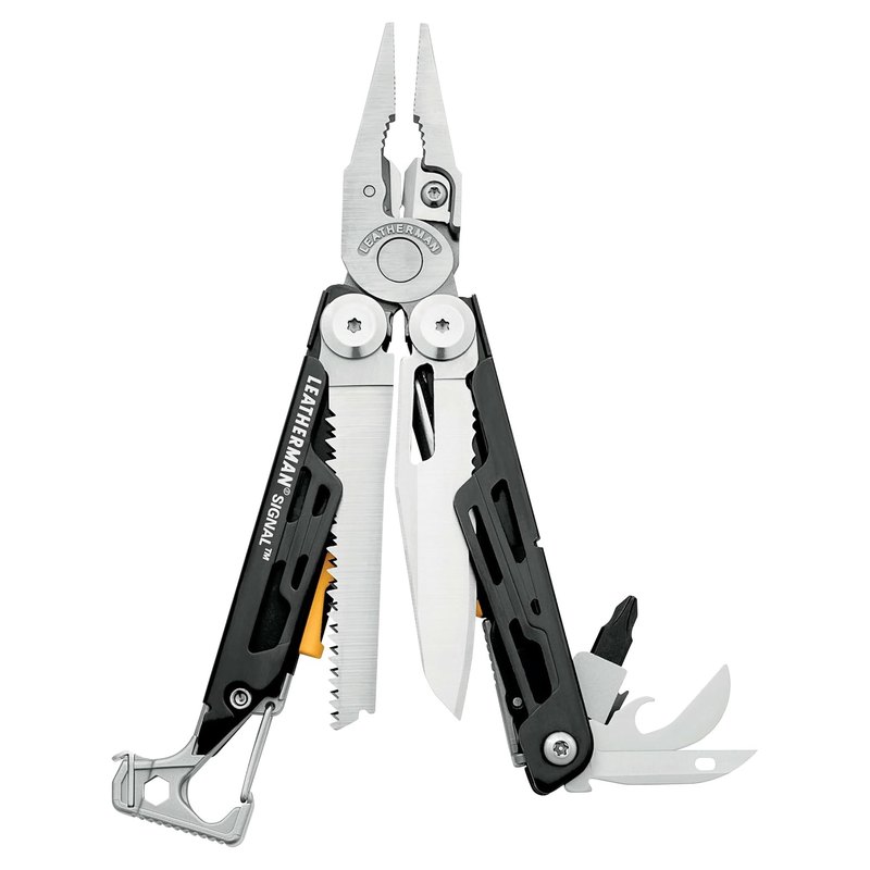 Leatherman Signal multitool, model 832262, stainless row