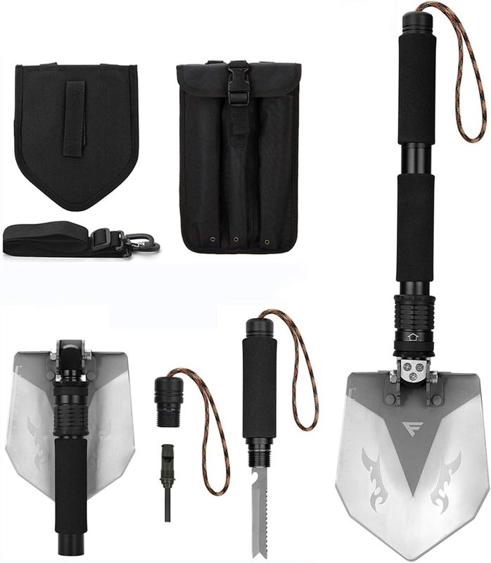 FiveJoy Professional Survival Shovel Multitool