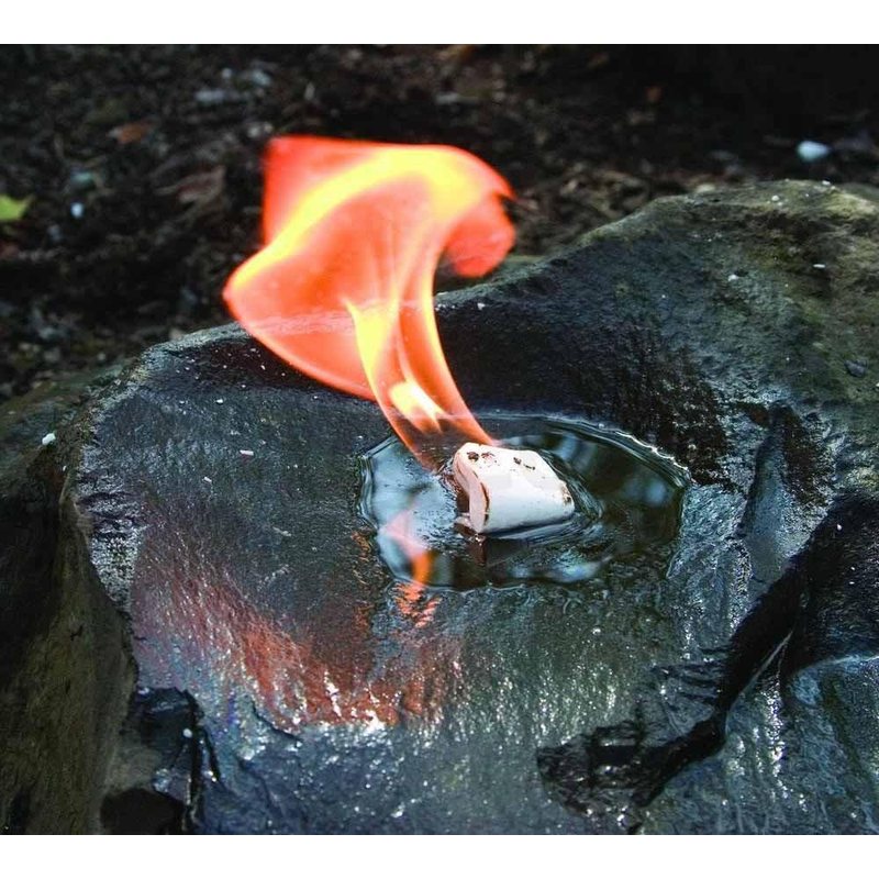 UST WetFire tinder cube in individual packaging