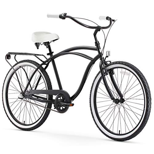 sixthreezero Around The Block Men's Cruiser Bike with Rear Rack