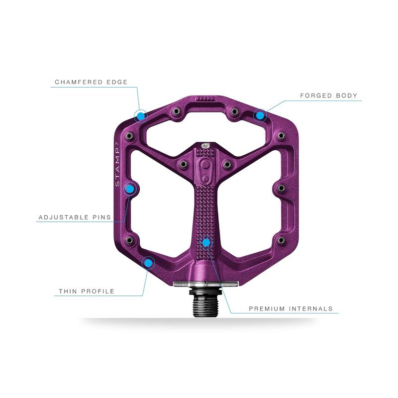 Crankbrothers Stamp 7 Small, purple, model 16281