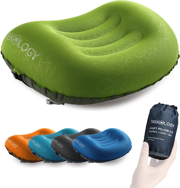 TREKOLOGY Aluft 2.0 Inflatable Camping Pillow