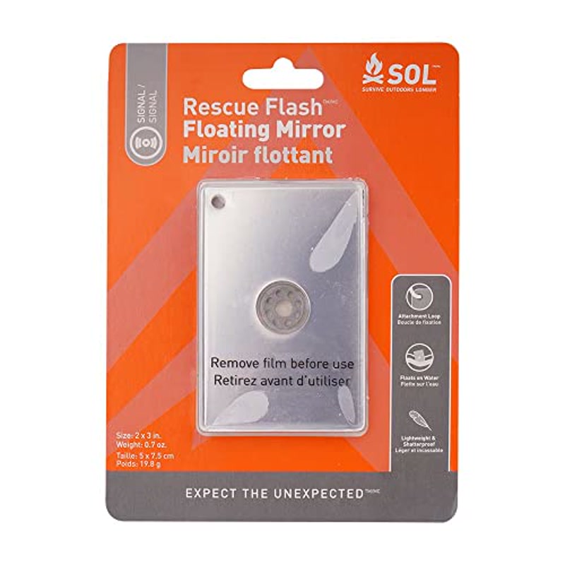 SOL Rescue Flash floating signal mirror, part 0140-1004