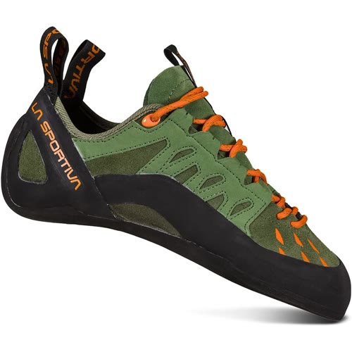 La Sportiva Tarantulace climbing shoe, style 30L, olive and tiger