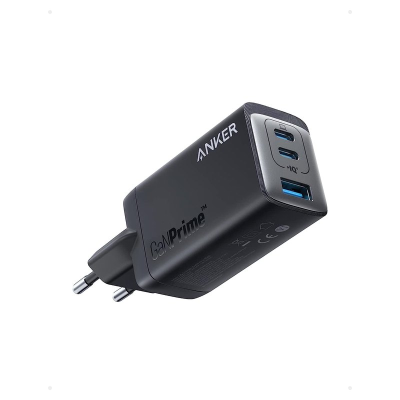 Anker 735 GaNPrime 65W charger, two round pins, three ports