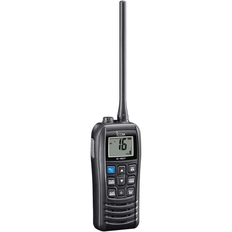 Icom IC-M37 handheld VHF, ASIN B0B8TLFL7M
