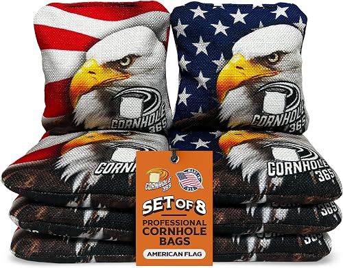 Cornhole365 All-Weather Professional Cornhole Bags Set of 8