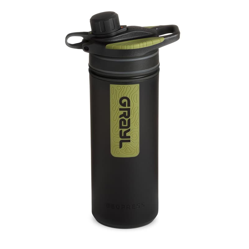GRAYL GeoPress water bottle, part 411-BCO, black camo