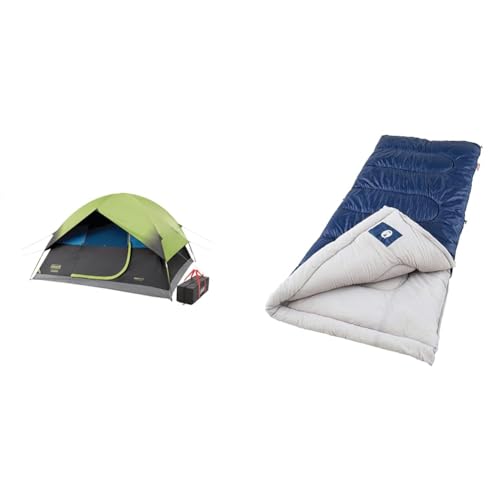 Coleman Sundome Tent and Sleeping Bag Bundle