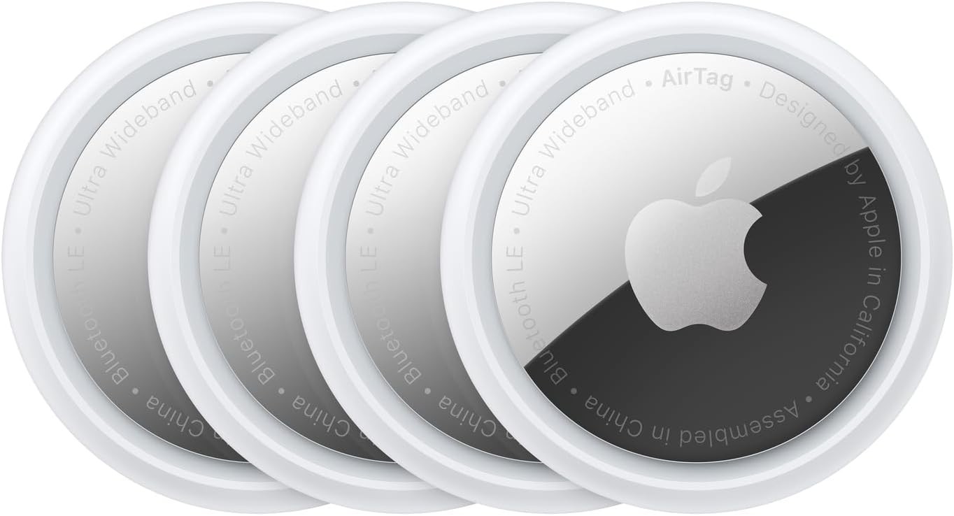 Apple AirTag 4 pack, model MX542LL/A, first generation