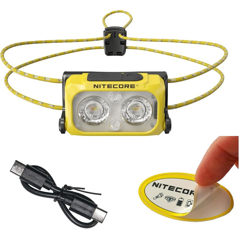 Nitecore NU25-400UL headlamp, MCT Yellow