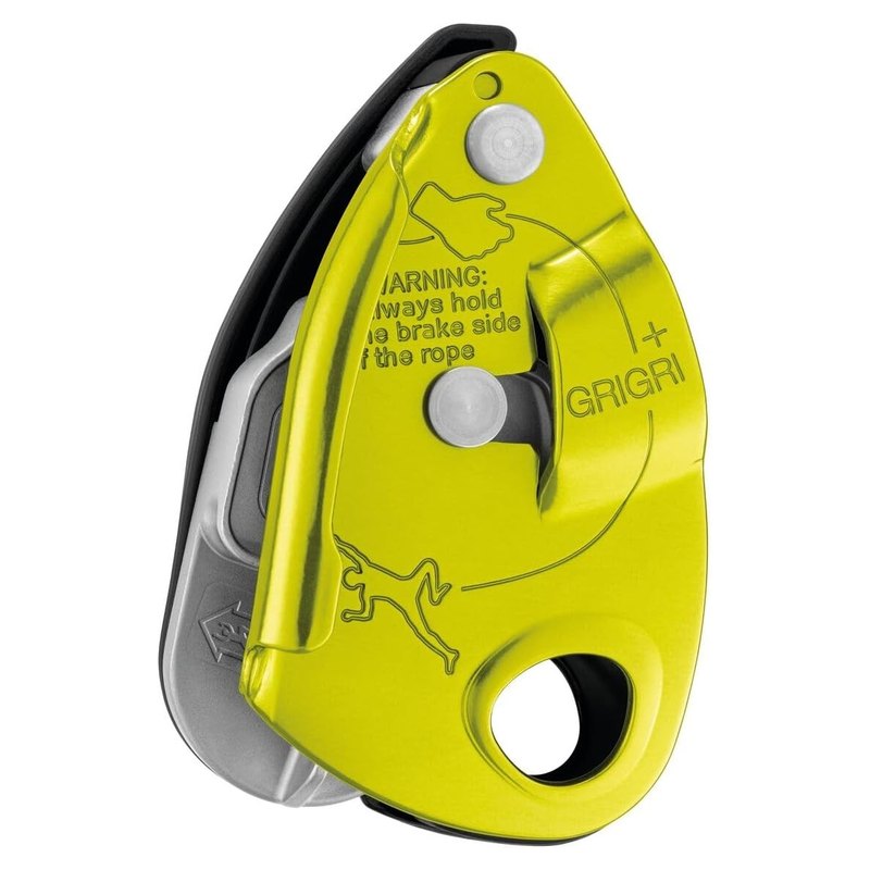 Petzl GRIGRI+ belay device, yellow, part D015AA00
