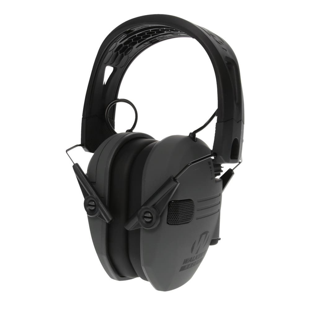 Walker's Razor Tacti-Grip gray electronic muffs