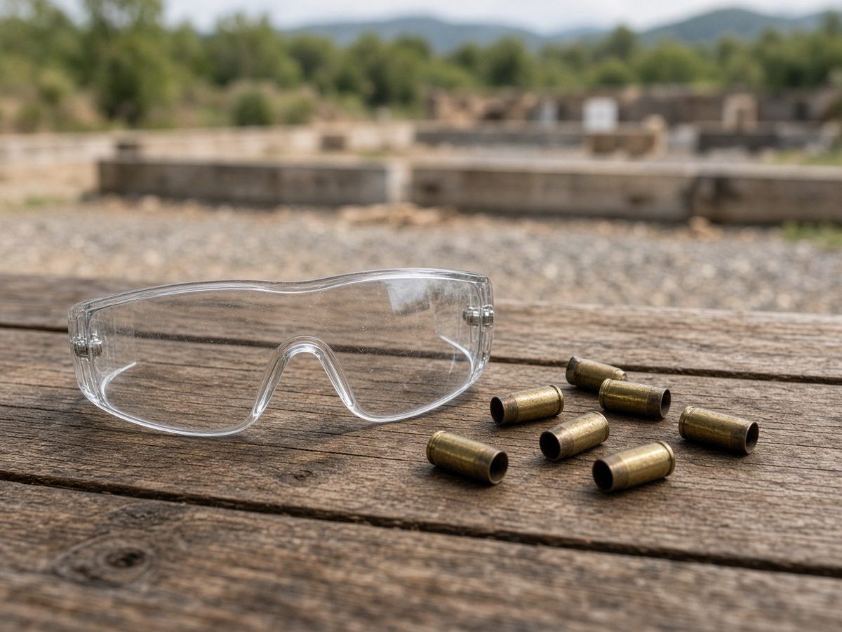 Rated lenses at the bench. Sunglasses in the truck.