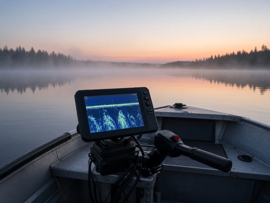 The puck in clean water is the unit. The screen is the report.