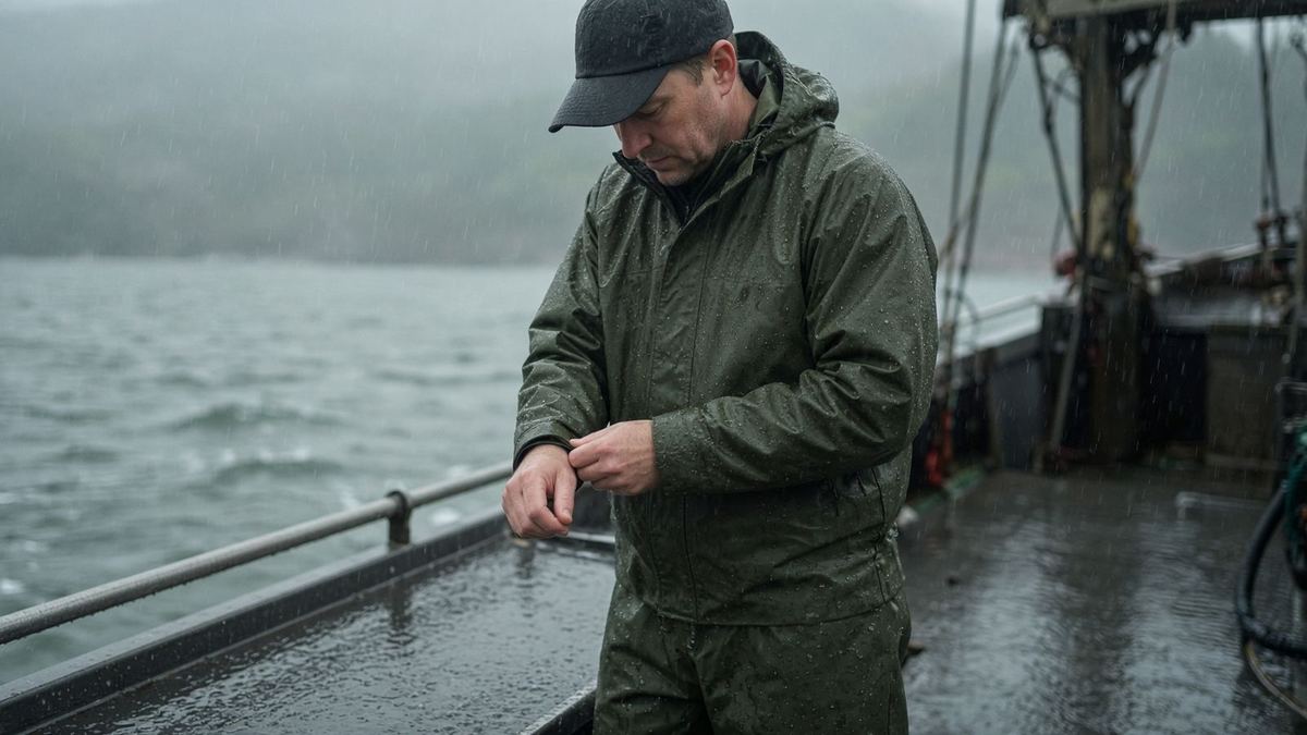 If the cuffs and hood actually seal, you fish the squall instead of hiding from it.