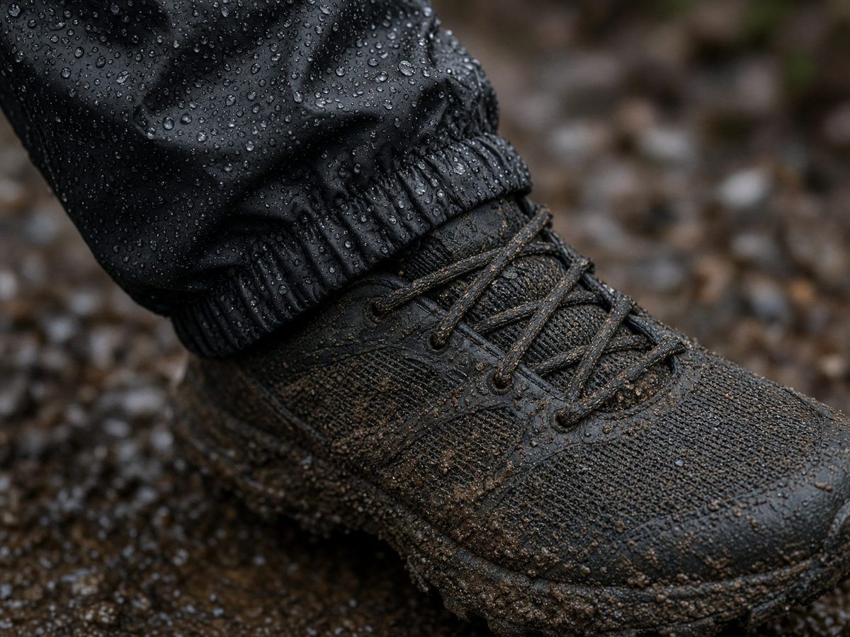 If the cuff does not seal over the boot, the pant is a rain funnel.