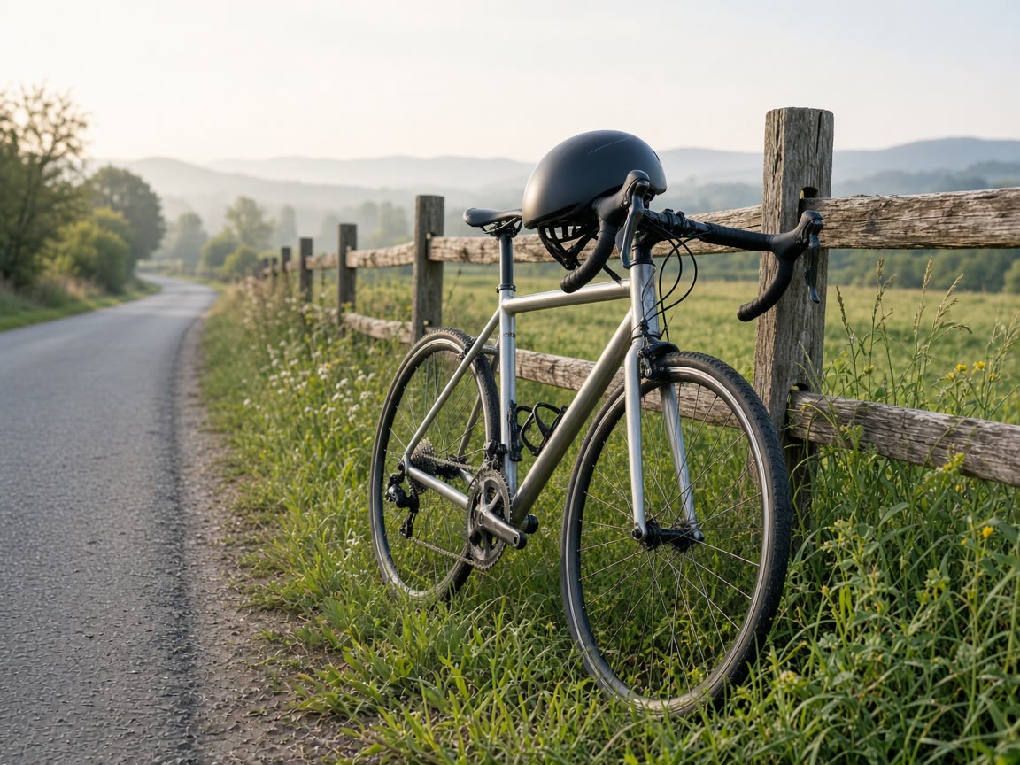 Drop bars on a county-road fence. If you cannot live in the hoods, you wanted a hybrid.