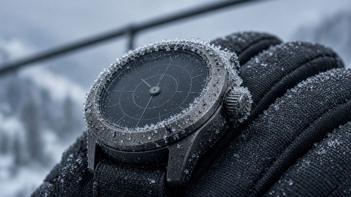 A bezel you can read in gloves is the watch. A triathlon render is the ad.