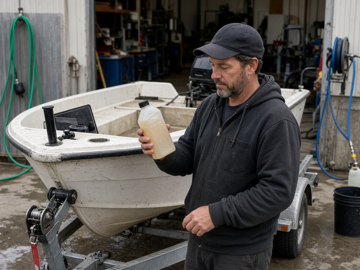 Milky gear oil in a bottle. That is a shop, not a Saturday you invent.