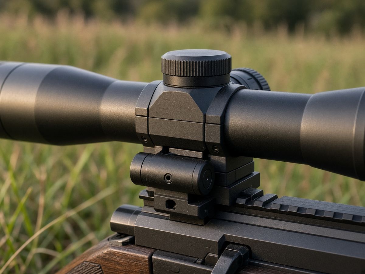 The saddle laser is the product. A clean turret cap is still a hunting scope.