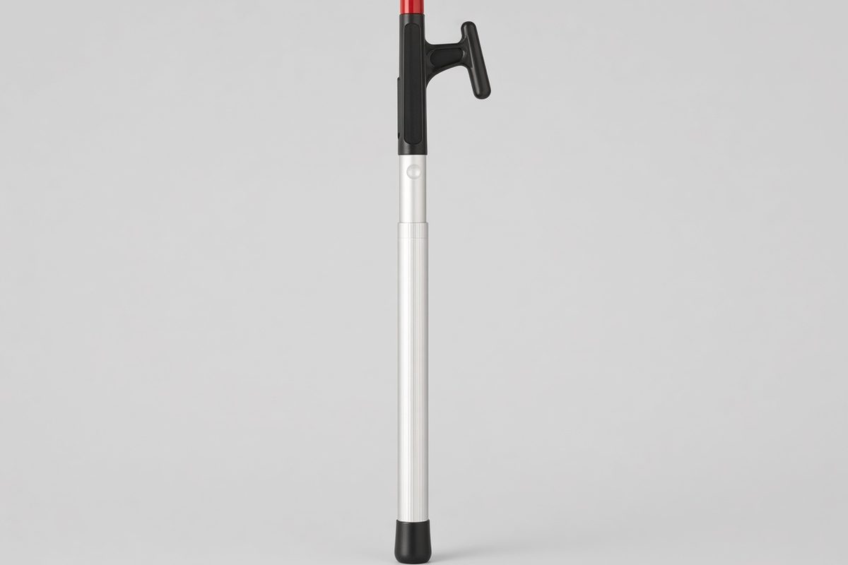 Garelick by Attwood telescopic aluminum boat hook, part 55190, silver shaft.