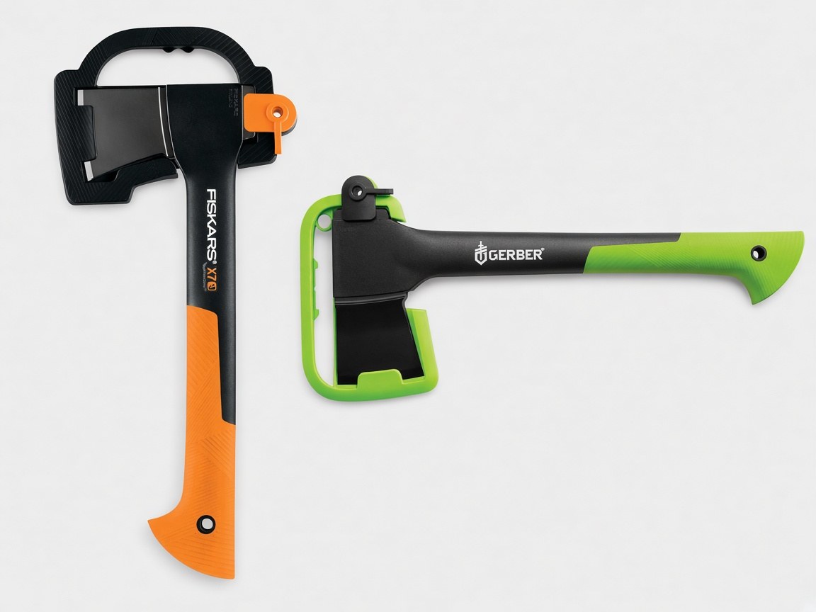Fiskars X7 hatchet and Gerber Freescape camp axe