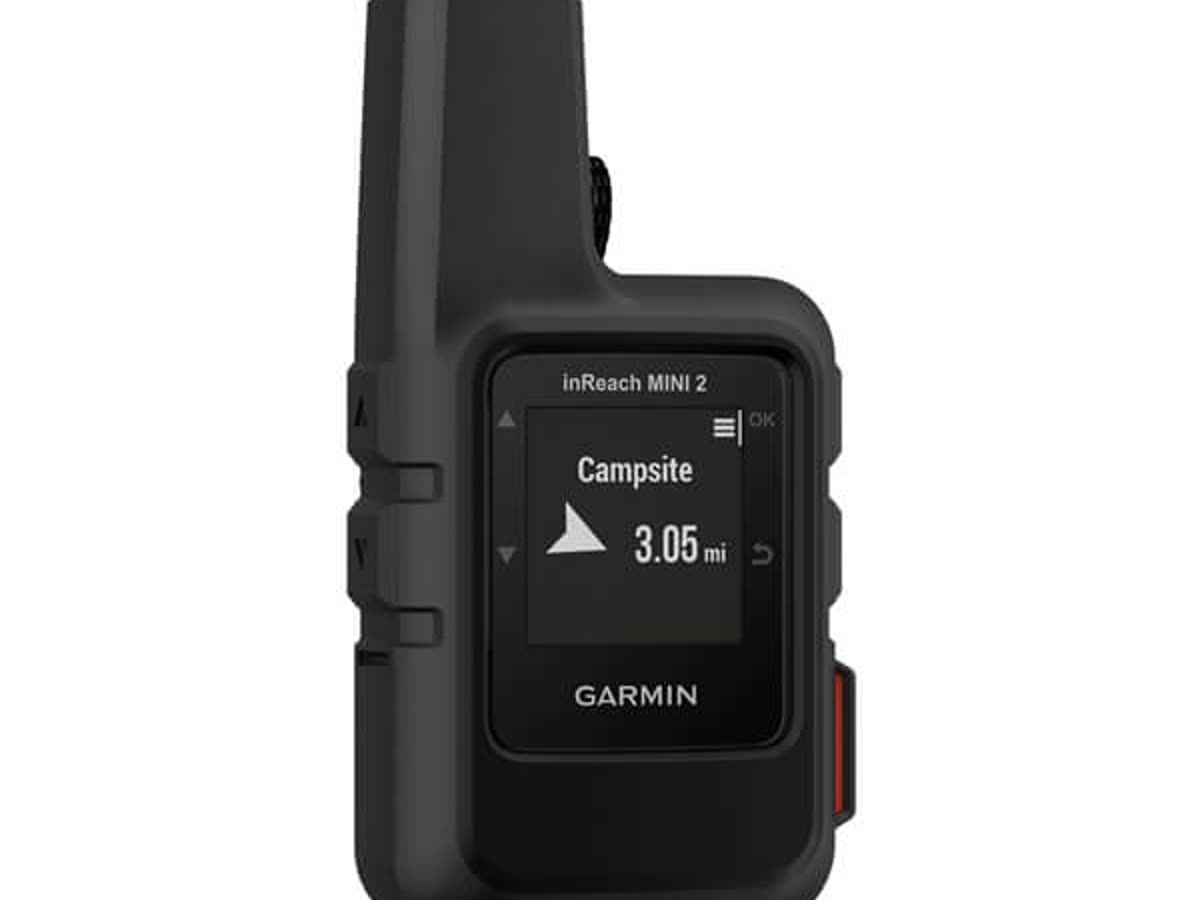 Garmin inReach Mini 2. Two-way Iridium, an SOS that needs a plan, a clip on a strap — not a phone.