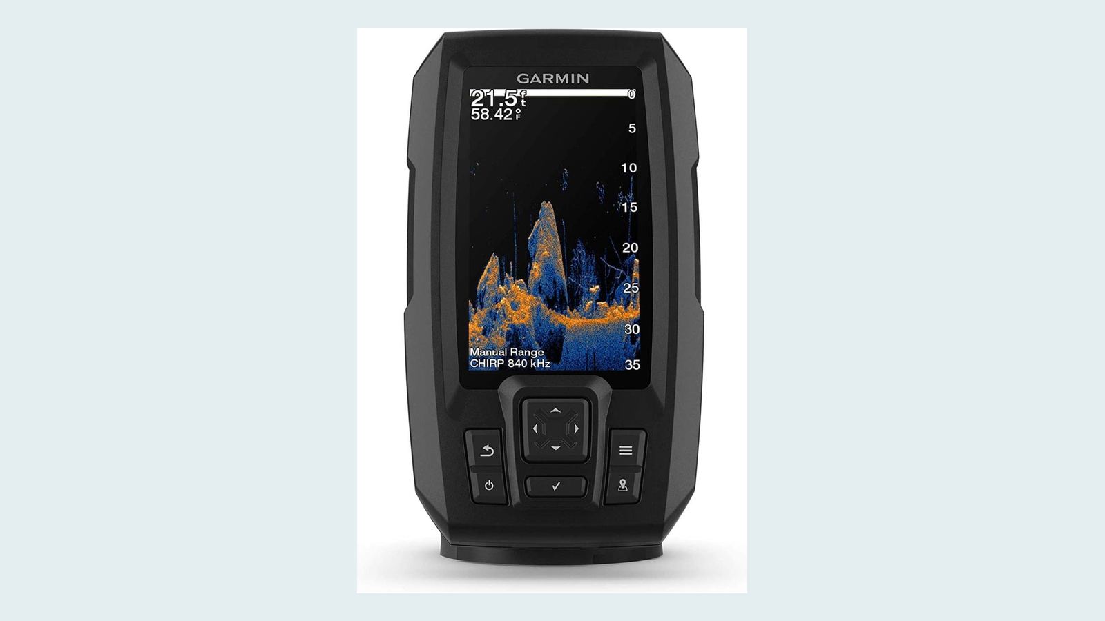 Garmin STRIKER Vivid 4cv fishfinder with a GT20 transducer
