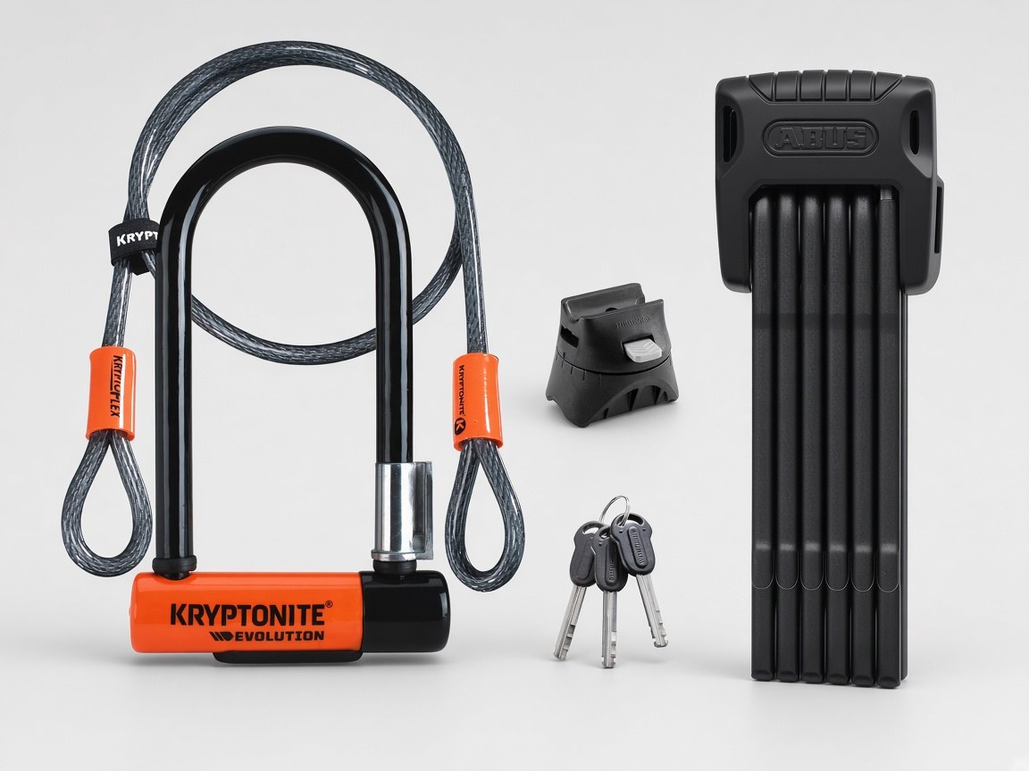Kryptonite Evolution Mini-7 and ABUS Bordo Granit XPlus 6500K