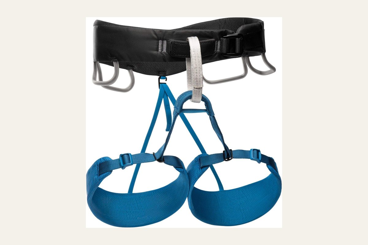 Black Diamond Momentum climbing harness, Kingfisher, size X-Large