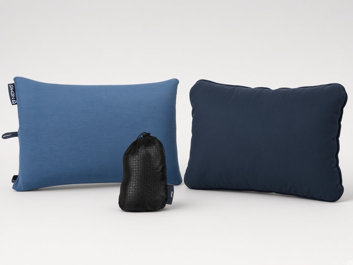 NEMO Fillo and Therm-a-Rest Compressible Pillow Cinch
