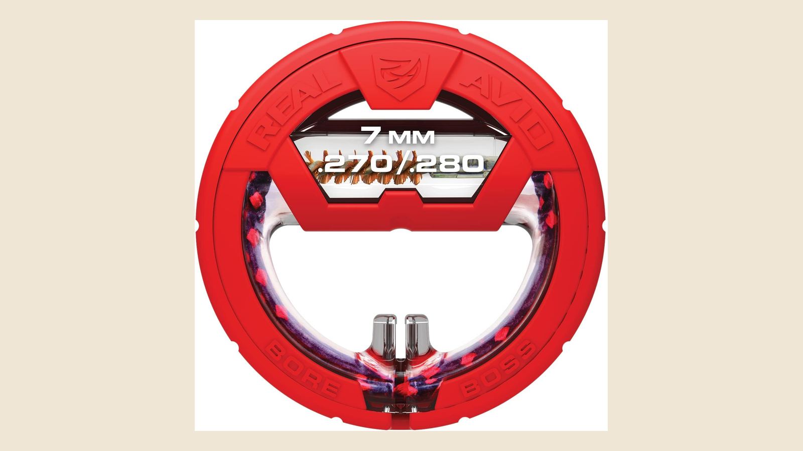Real Avid Bore Boss pull-through cleaner for a .270, .280, or 7mm bore