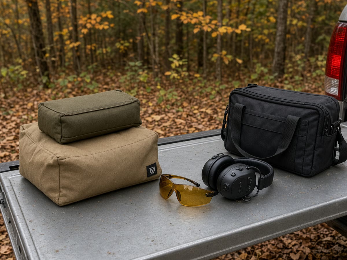 Paper at slug distance on a September bench. The slug gun is not in the photo. The group is the lesson.