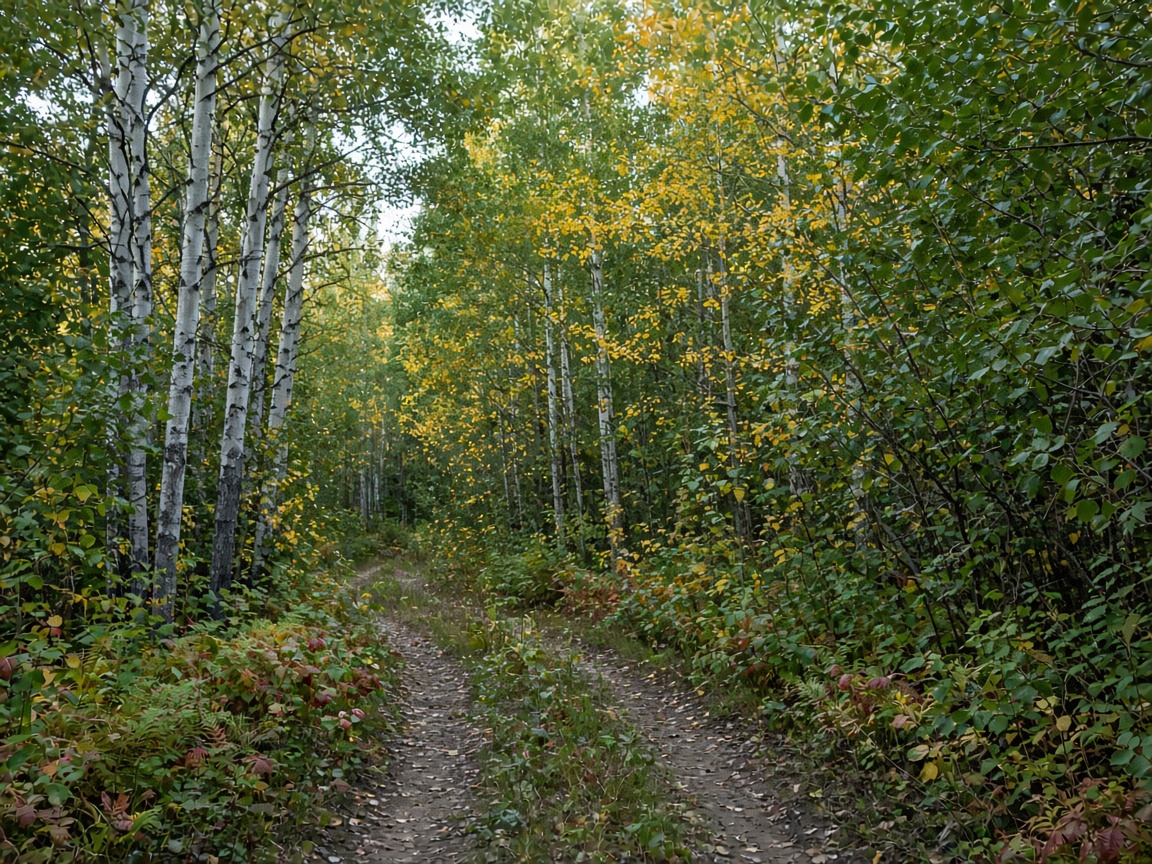 Aspen and alder still holding leaves. Early September grouse live in the cover you would rather walk around.