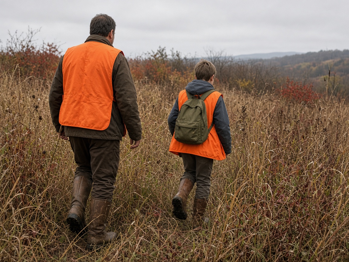 Brier edge, a kid in orange you can see, a walk you will still finish.