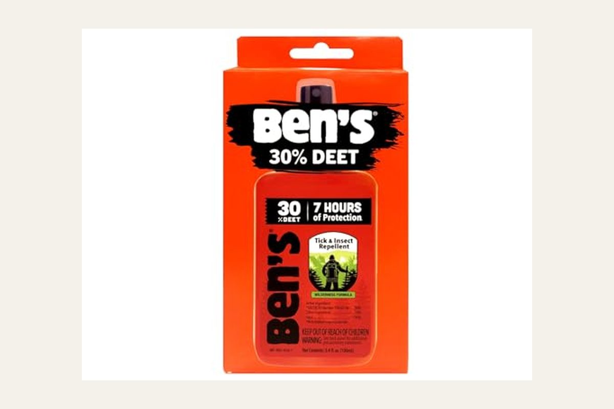 Ben's 30 percent DEET pump bottle, 3.4 ounces, part 0006-7187.
