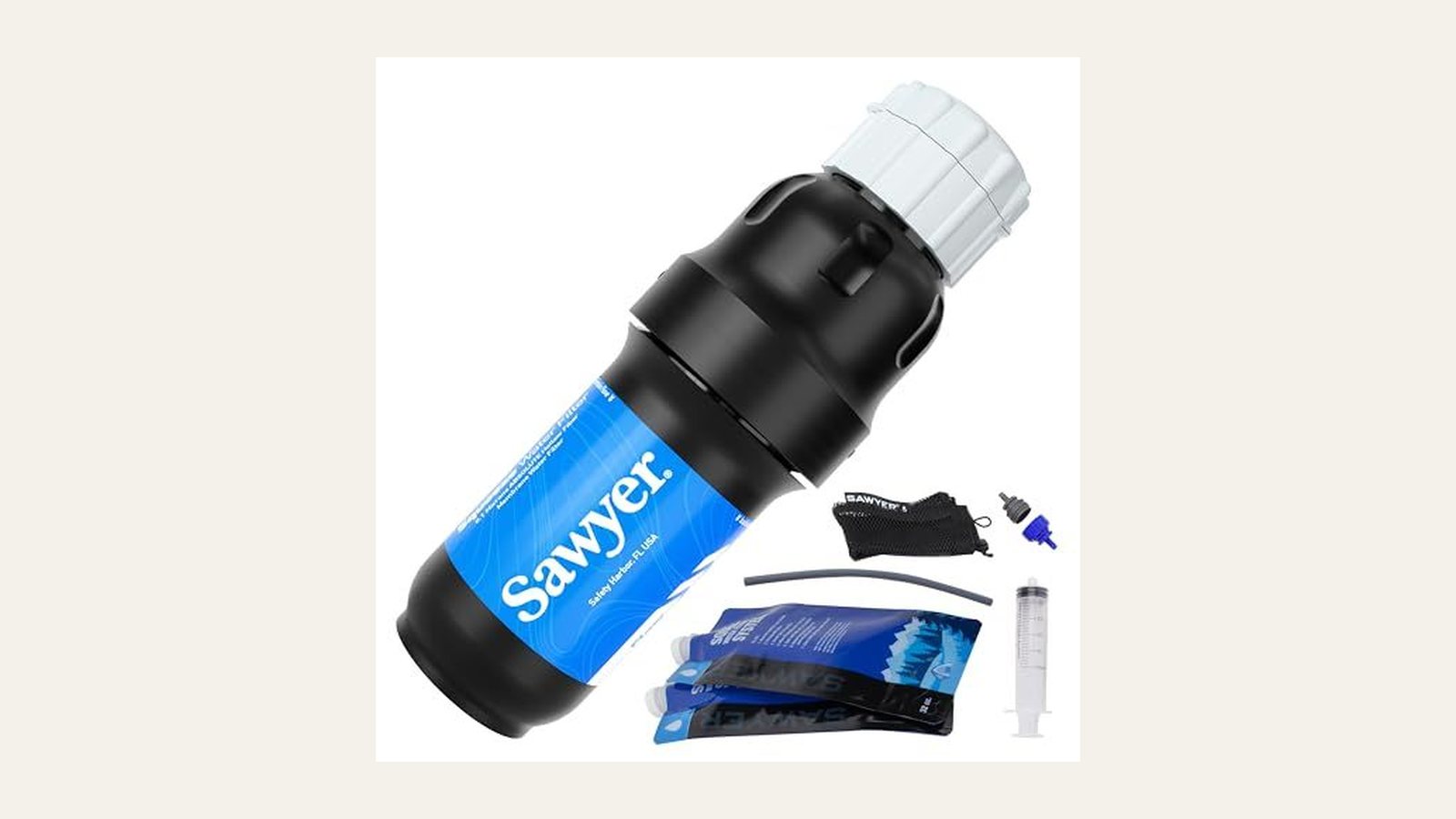 Sawyer Squeeze water filter with pouches