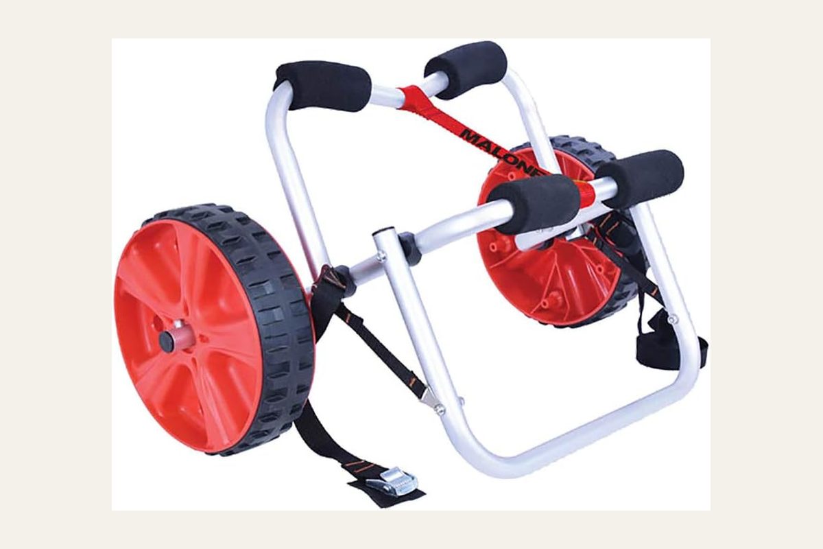 Malone Nomad TRX kayak cart, model MPG523, with airless tires.
