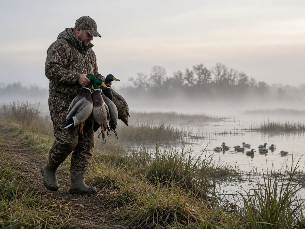 A handful of mallards you will still pick up at first light.