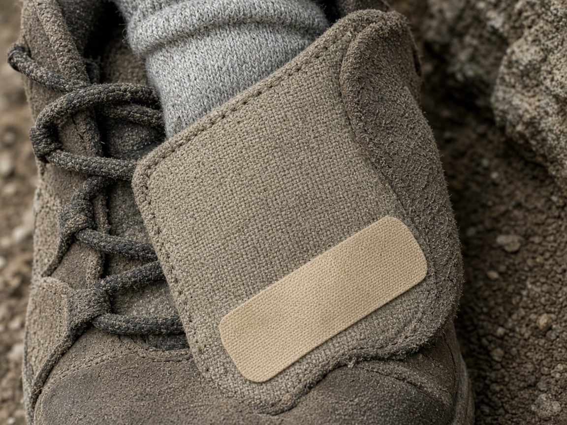 Muddy trail shoes on gravel. The pair you already know is the pair that lasts the day.